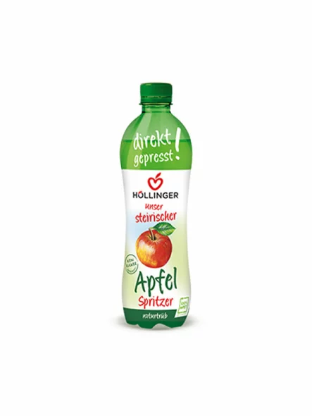 Hollinger osvežilni gazirani napitek jabolko v embalaži 500ml