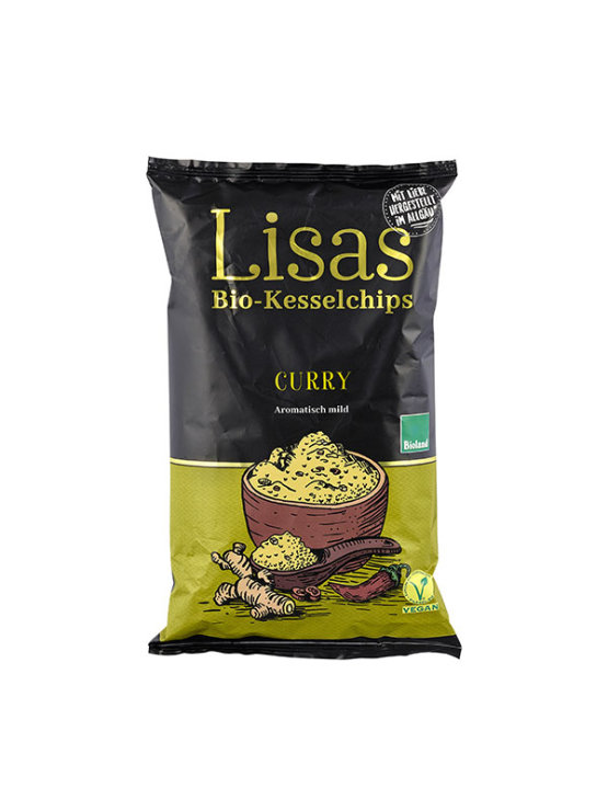 Lisas čips curra ekološki v embalaži 125g