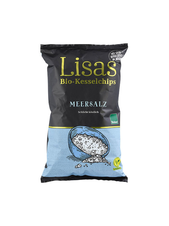 Lisas čips morska sol ekološki v embalaži 125g