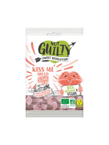 Not guilty gumijasti veganski bomboni kiss me v embalaži 100g