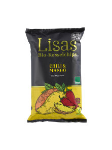 Lisas čips čili & mango ekološki v embalaži 125g