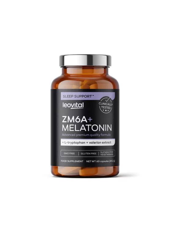 Leovital ZM6A +Melatonin vsebuje v embalaži 60 kapsul