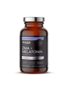 Leovital ZMA +Melatonin vsebuje v embalaži 60 kapsul