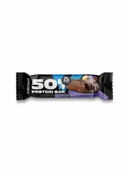Polleo Sport beljakovinska čokoladica choco crisp v embalaži 50g