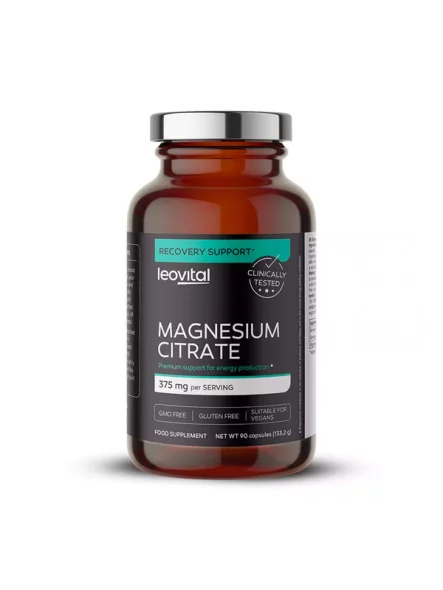 Leovital magnezijev citrat v embalaži 90 kapsul