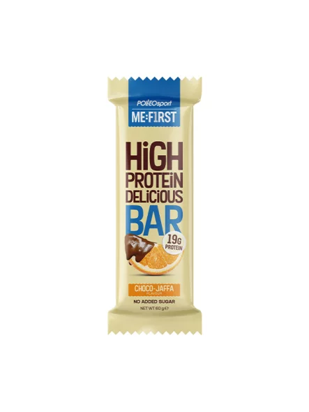 Me: First beljakovinska čokoladicachoco jaffa v embalaži 60g