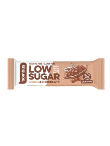 Bombus ploščica low sugar kakav in čokolada v embalaži 40g