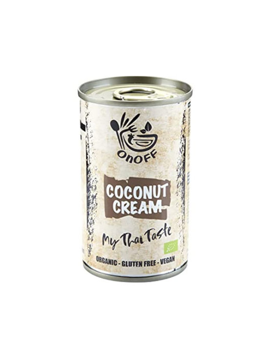 ONOFF kokosova krema pločevink z 21% maščob ekološka v embalaži 160mla