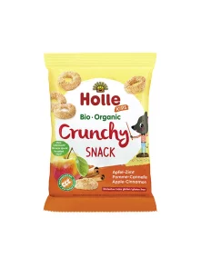 Holle hrustljav prigrzek jabolko &  cimet ekološke v embalaži 25g