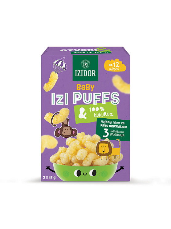 Izidor flips izzi puffs baby od 12 mesecev dllje v embalaži 36 g