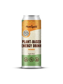 Yerba Mate Plant Based Energy Drink - Pomaranča 330ml Nutrigold