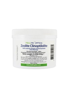 Zeolit Klinoptilolit - 100% Čisti aktivirani - 250g Heiltropfen