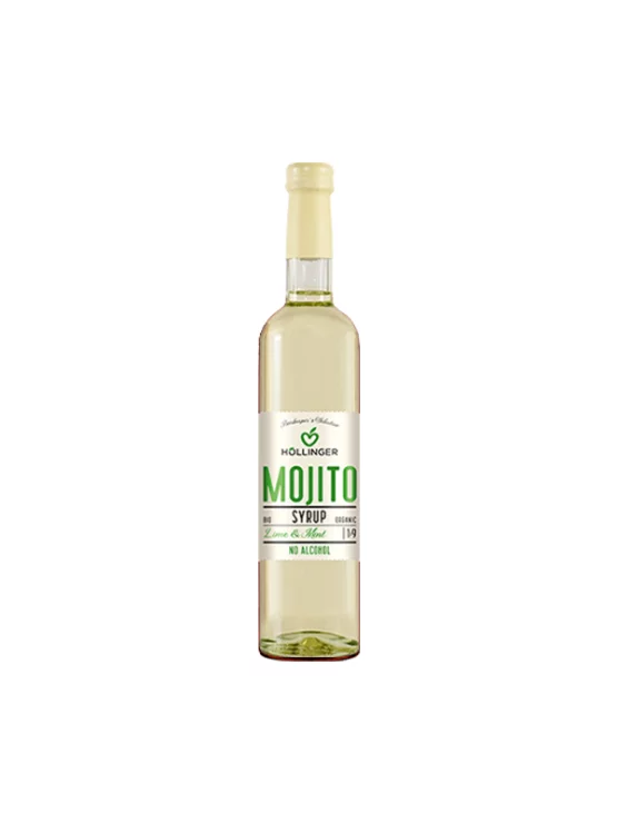 Hollinger brezalkoholni sirup mojito v stekleni embalaži 500ml