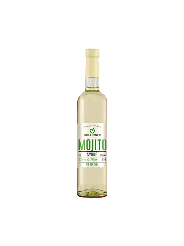 Hollinger brezalkoholni sirup mojito v stekleni embalaži 500ml