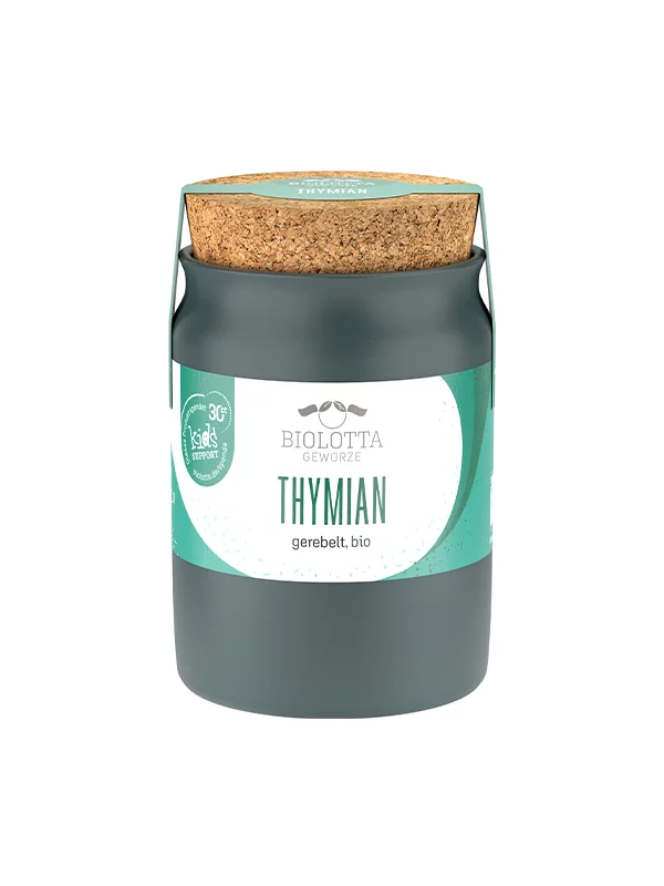 BioLotta ekološki timijan v keramični posodbi 34g