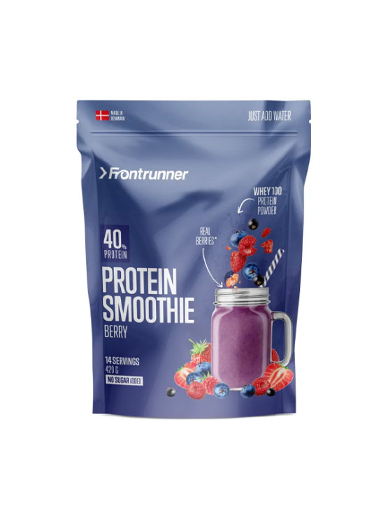 Frontrunner beljakovinski smoothie gozdni sadež v embalaži 420g