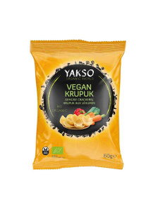 Yakso krupuk čips veganski ekološki  v embalaži 60g