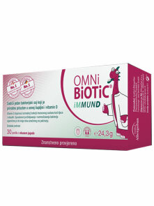 Allergosan omni biotic immund v embalaži ima 30 pastil