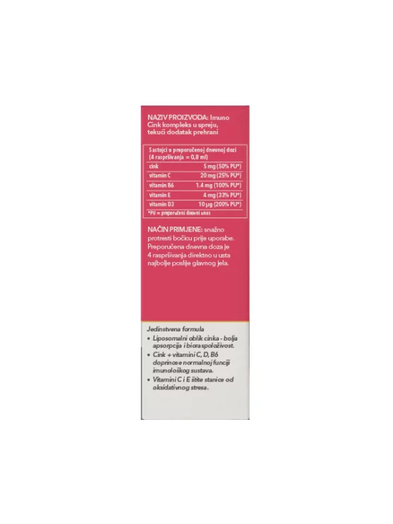 Imuno cink v spreju - 25 ml Green lab