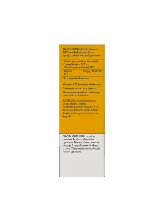 Vitamin B12 v spreju - 30 ml Green lab