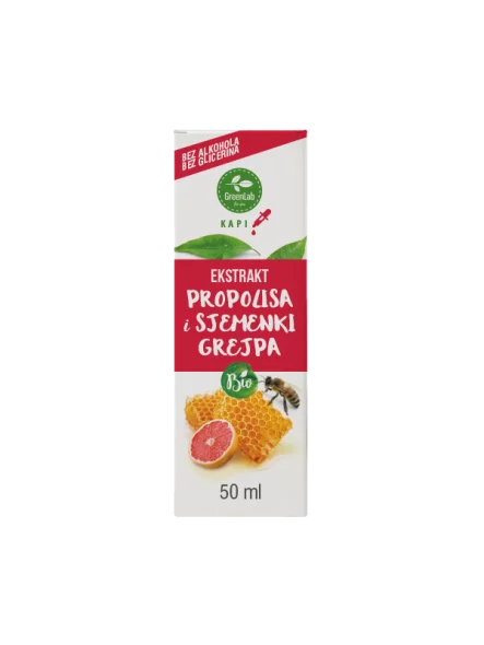 Greenlab ekstrakt grenivkinih semen s propolisom v embalaži 50 ml