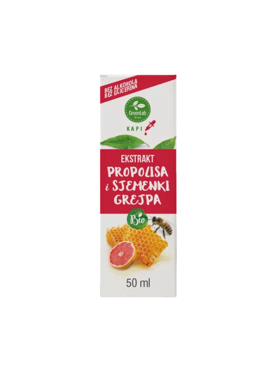 Greenlab ekstrakt grenivkinih semen s propolisom v embalaži 50 ml