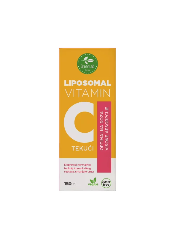 Green lab liposomalni vitamin C v embalaži 150 ml