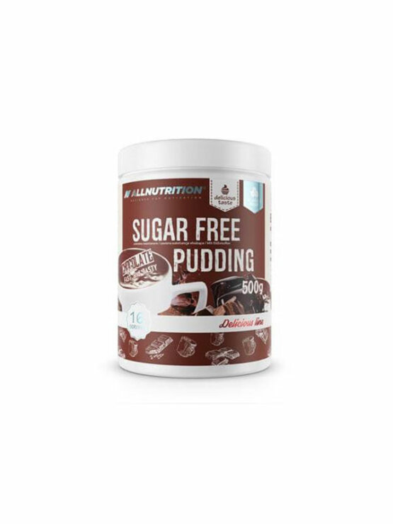 All nutrition mešanica za puding brez sladkorja čokolada v embalaži 500g