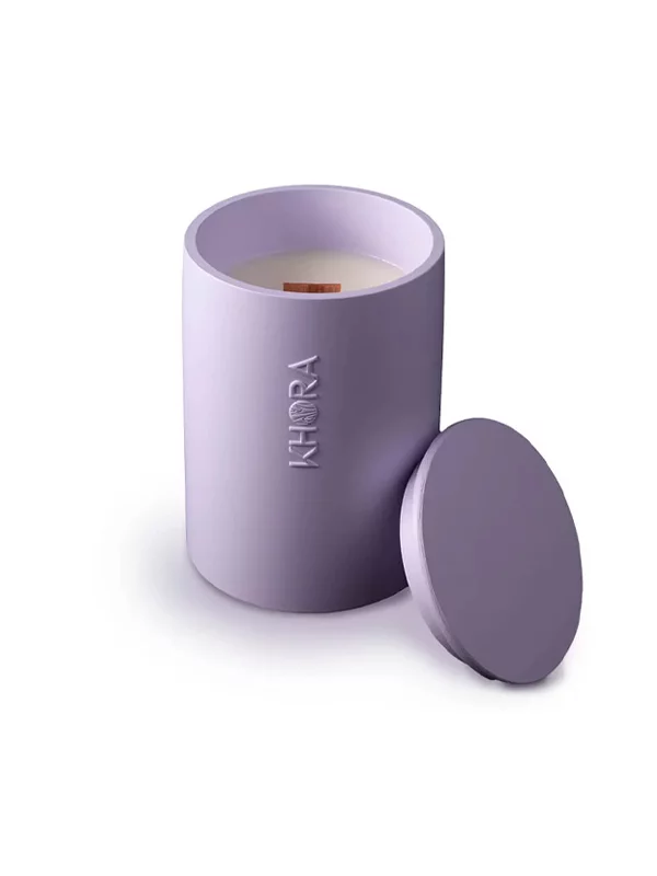 Khora dišeča sveča s 100% sojinim voskom