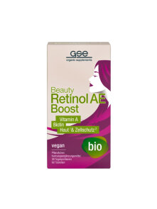 GSE beauty retinol ae boost v embalaži vsebuje 60 kosov