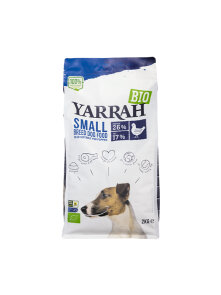 Yarrah popolna hrana za pasje mladiče manjše pasme ekološka v embalaži 2kg