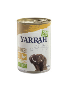 YarrahPopolna hrana za odrasle pse Kopriva & Paradižnik & Žita koščki - ekološka 405g Yarrah