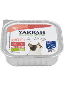Yarrah popolna hrana za odrasle mačke morske alge pate brez žita embalaži 100g