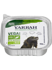 Yarrah Popolna hrana za odrasle pse Zelenjava Brez žita ekološke v embalaži 150g