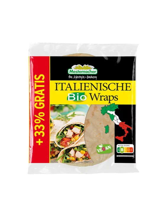 Tortilje 4 kos - Ekološke 300g Mestemacher