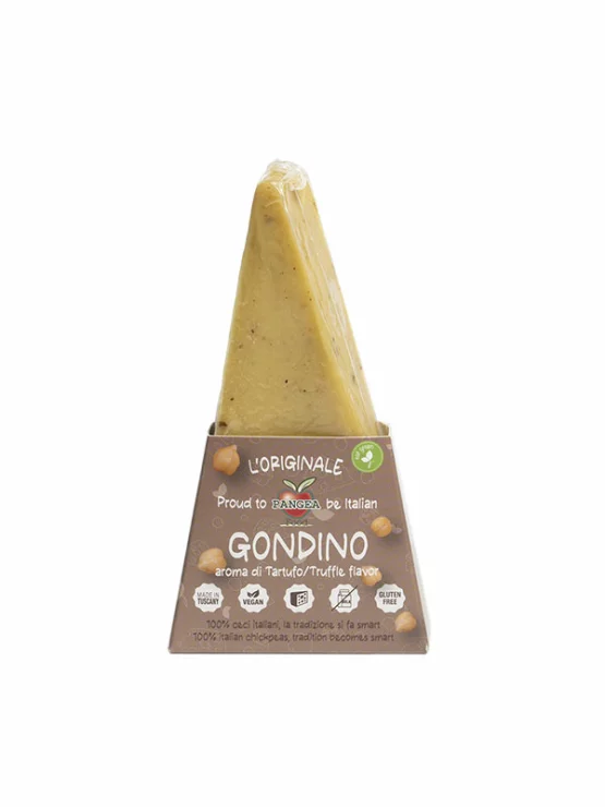 Pangea Food veganski sir gondino z okusom tartufov v prozorni embalaži 200g