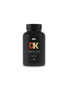 KFD Nutrition vitamin D + k vsebujejo 200 tablet
