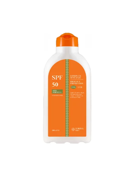 Zorina mast losjon za sončenje SPF 50+ v embalaži 200ml