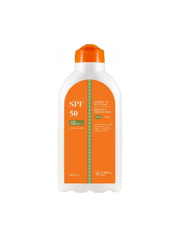 Zorina mast losjon za sončenje SPF 50+ v embalaži 200ml