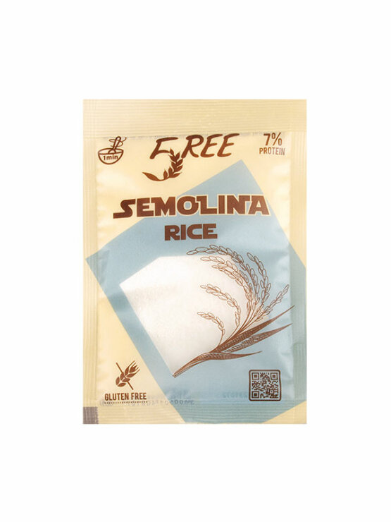 5ree rižev zdrob brez glutena v embalaži 60g