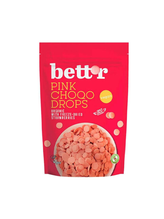 Better čokoladni bomboni pink drops ekološki