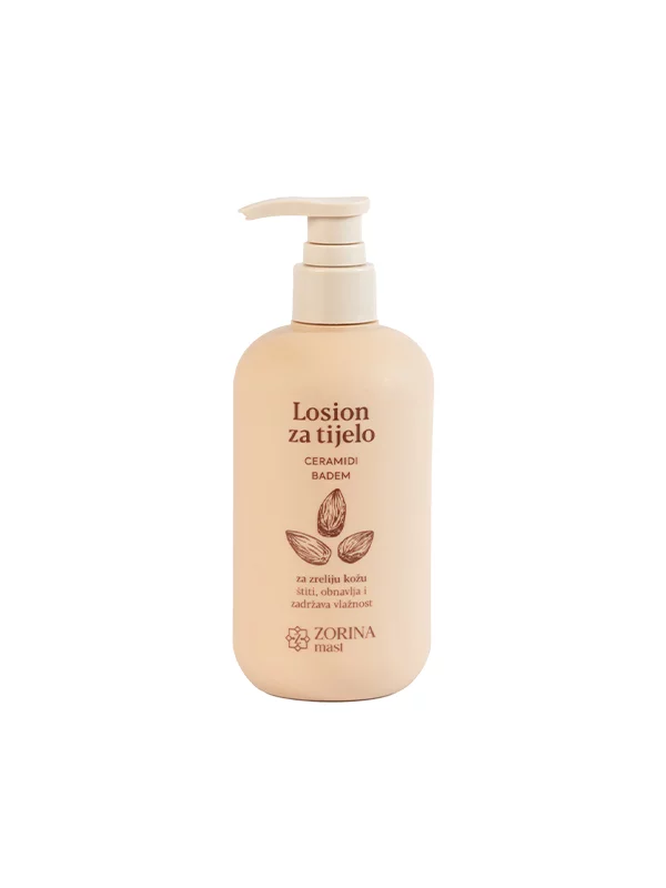 Zorina mast losjon za telo mandelj & ceramidi v embalaži 250ml
