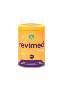 Revimed liofiliziran matični mleček stevia orange v emvalaži 200g