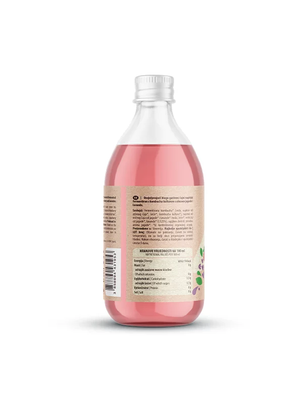 Kombucha Jagoda & Sivka - Ekološka 330ml Nutrigold