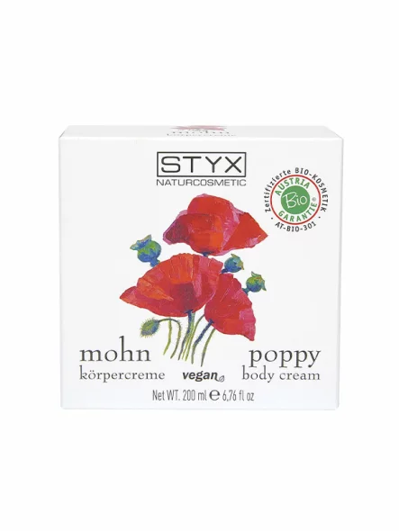 Styx Naturcosmetics krema za telo mak v embalaži 200ml
