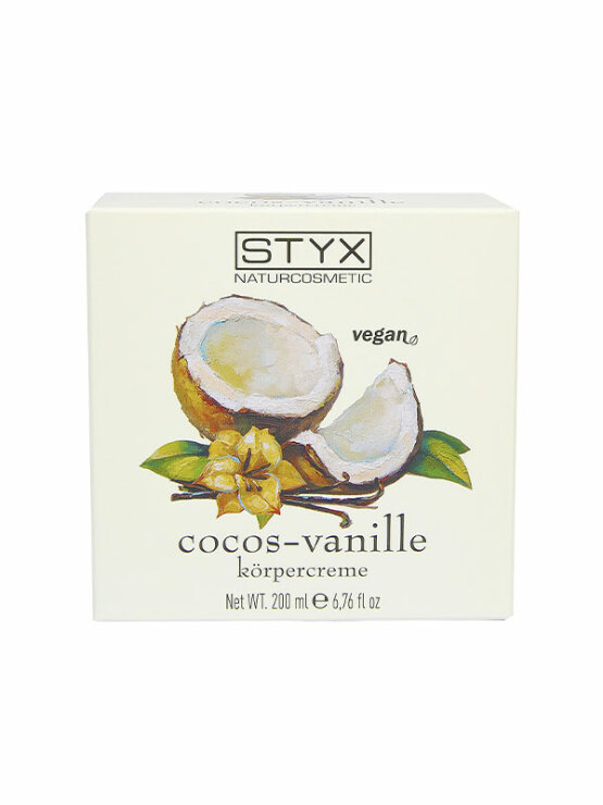 Styx naturcosmetics krema za telo kokos & vanilija v embalaži 200ml