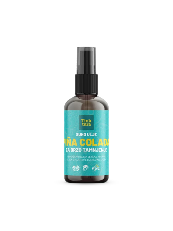 Tinktura suho olje pina colada v embalaži 100ml