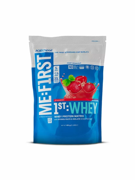 Me: first wehy protein jagoda v embalaži 454g