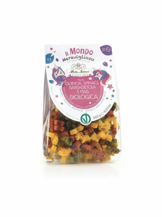 Pasta Natura testenine iz koruze in zelenjave v embalaži 250g
