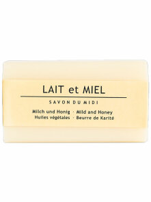 Trdo milo Med - Mleko & Karitejevo maslo - 100g Savon du Midi